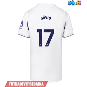 Lacne Muži Futbalové dres Tottenham Hotspur Savio #17 2026-27 Krátky Rukáv - Domáci